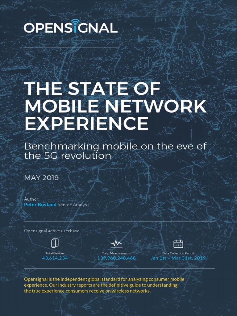Mobile Network Experience Report 2019 | PDF | 4 G | Digital Technology