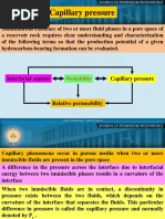 Capillary Pressure