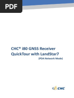 CHC® I80 Gnss Receiver Quicktour With Landstar7: (Pda Network Mode)