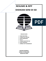 Resume & RPP Pendidikan Seni Di SD: Pokjar Gempol Upbjj-Ut Malang AGUSTUS 2010