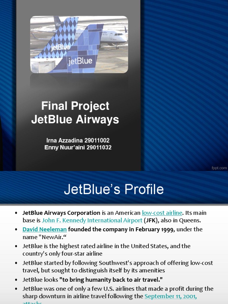 JetBlue Study Project PDF Airlines Low Cost Carrier