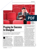 Praying For Success in Shanghai