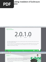 Installation of EcoStruxure Building Operation