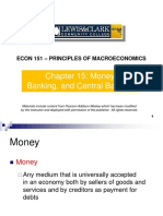 Chapter 15: Money, Banking, and Central Banking: ECON 151 - Principles of Macroeconomics
