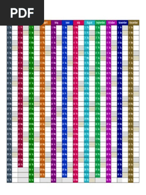 2019 Calendar Landscape