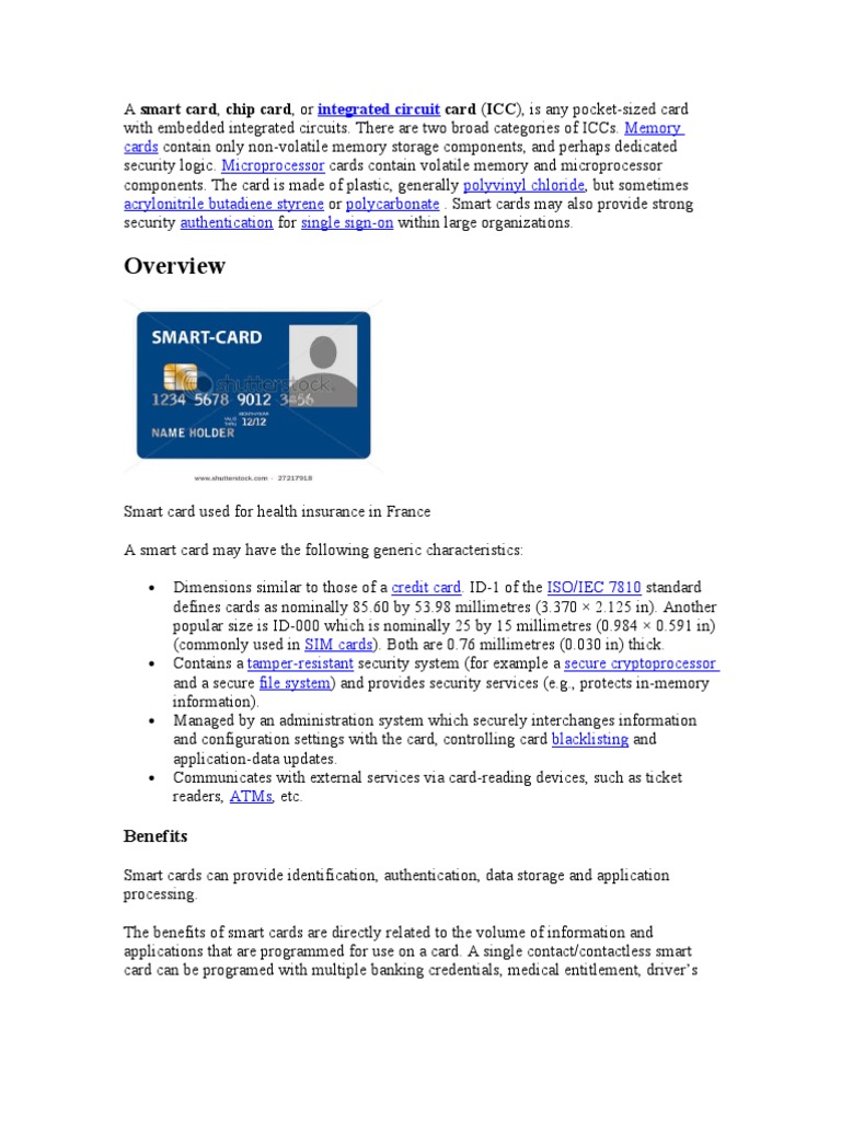 A Smart Card PDF Smart Card