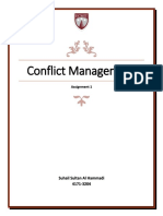 Conflict Management: Assignment 1