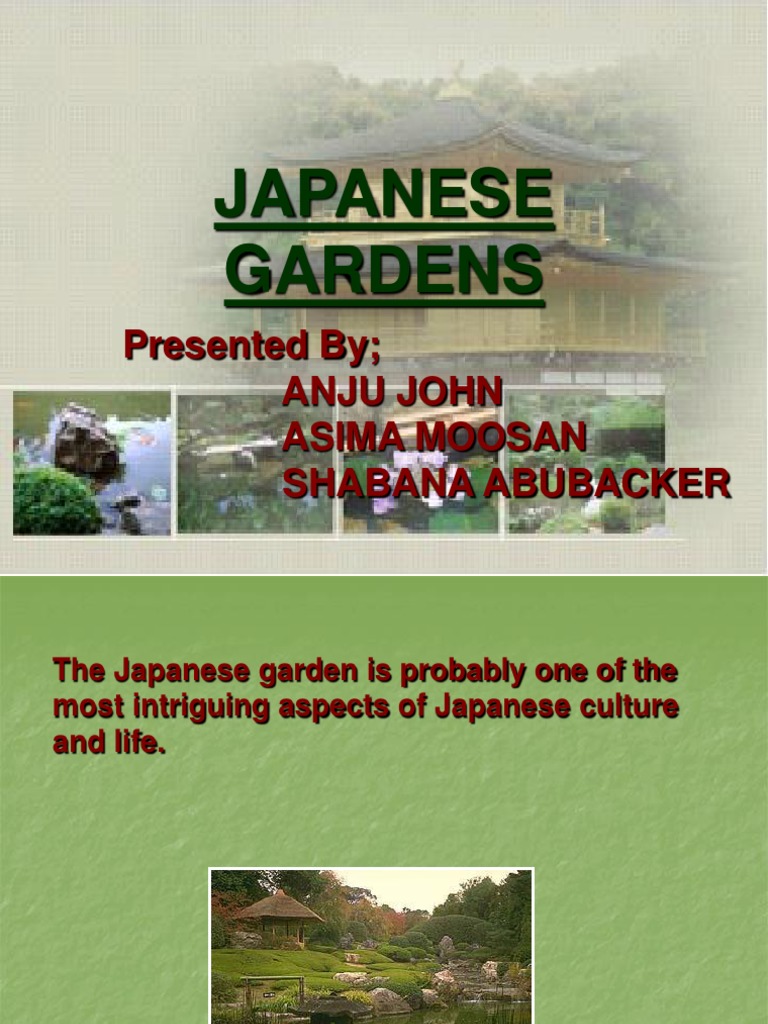 Japanese Gardens PDF Gardens Nature