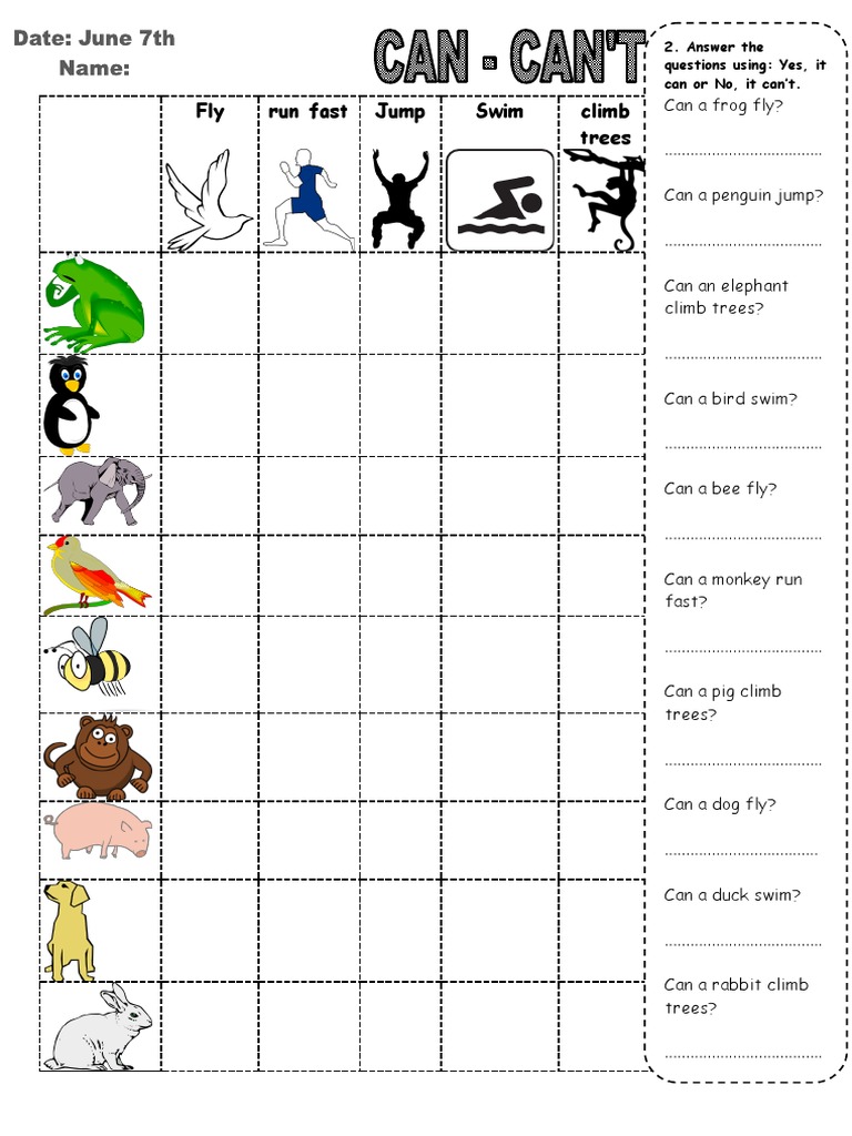 can can t worksheet pdf