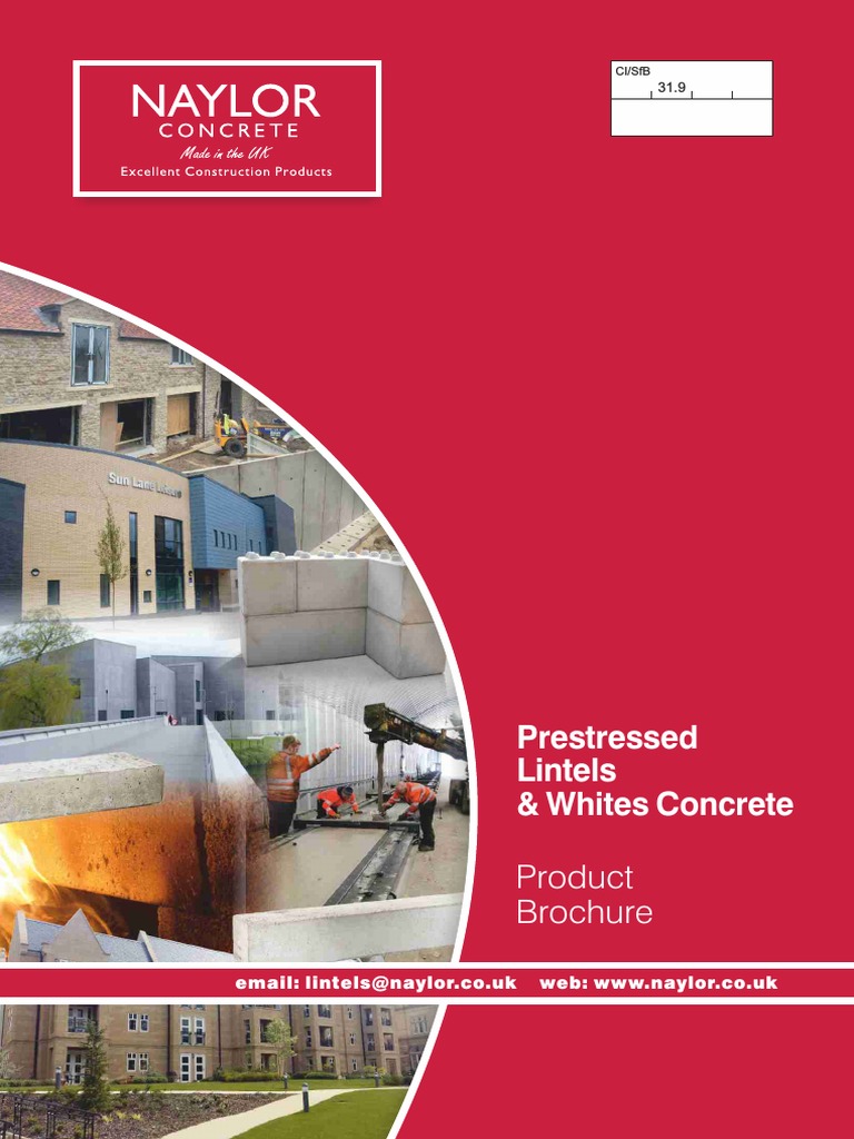 Naylor Lintels Specification (Technical Standard) Concrete