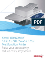 Xerox Workcentre 5735 / 5740 / 5745 / 5755 Multifunction Printer