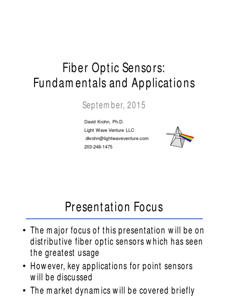 Fiber Optic Sensors Overview and Applications | PDF | Interferometry ...