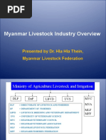 Myanmar Livestock Industry Overview DR Hla Hla Thein DR Thet Myanmar