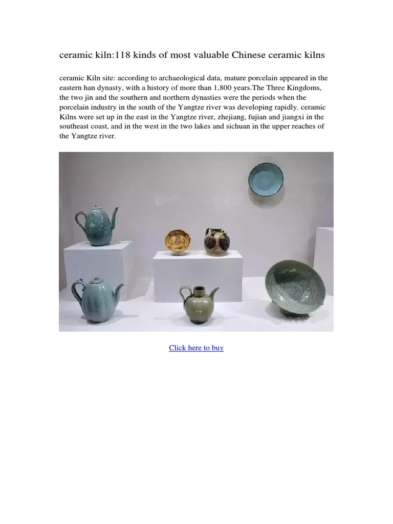 Ceramic Kiln118 Kinds of Most Valuable Chinese Ceramic Kilns PDF