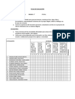 Ficha de Evaluación Reporte