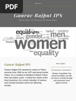 [Gaurav Rajput IPS] | Viewpoints On Women Rights