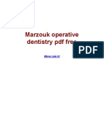 Marzouk Operative Dentistry PDF Free