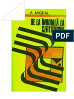 A. Migdal - de La Îndoială La Certitudine PDF