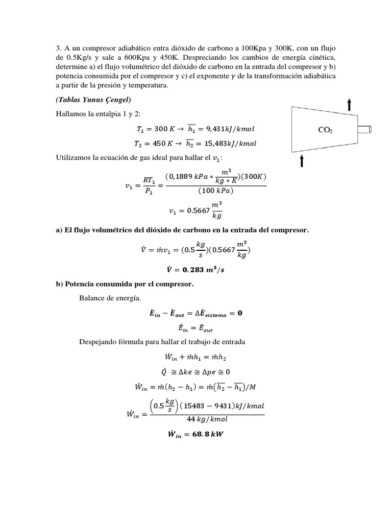 3 Compresores | PDF | Gases | Termodinámica