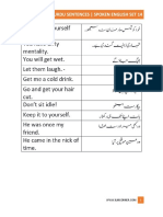 English To Urdu Sentences Spoken English Set 14 PDF