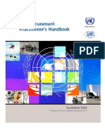 UN Procurement Practitioners Handbook