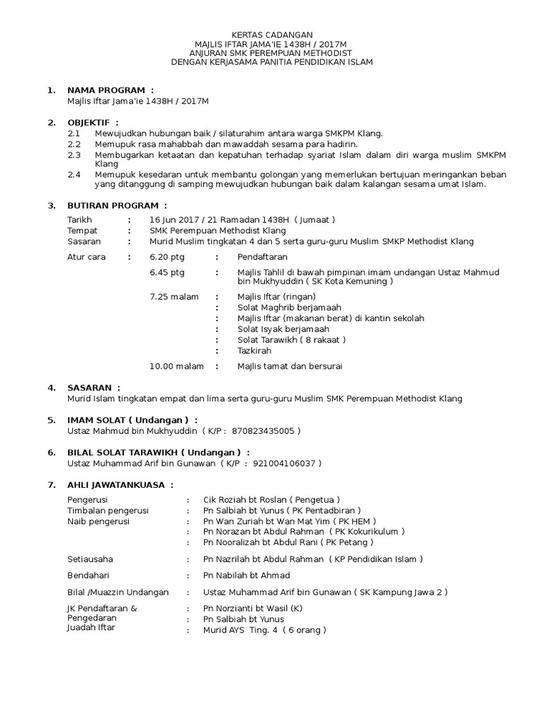 Kertas Kerja | PDF