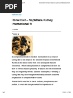 Renal Diet - NephCure Kidney International ®