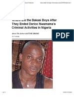 Where the Bakasi Boys Ended Infamous Criminal Derico Nwamama in Nigeria