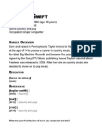 Riley Wagner - Composer Resume