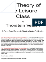 Veblen Theory Leisure Class