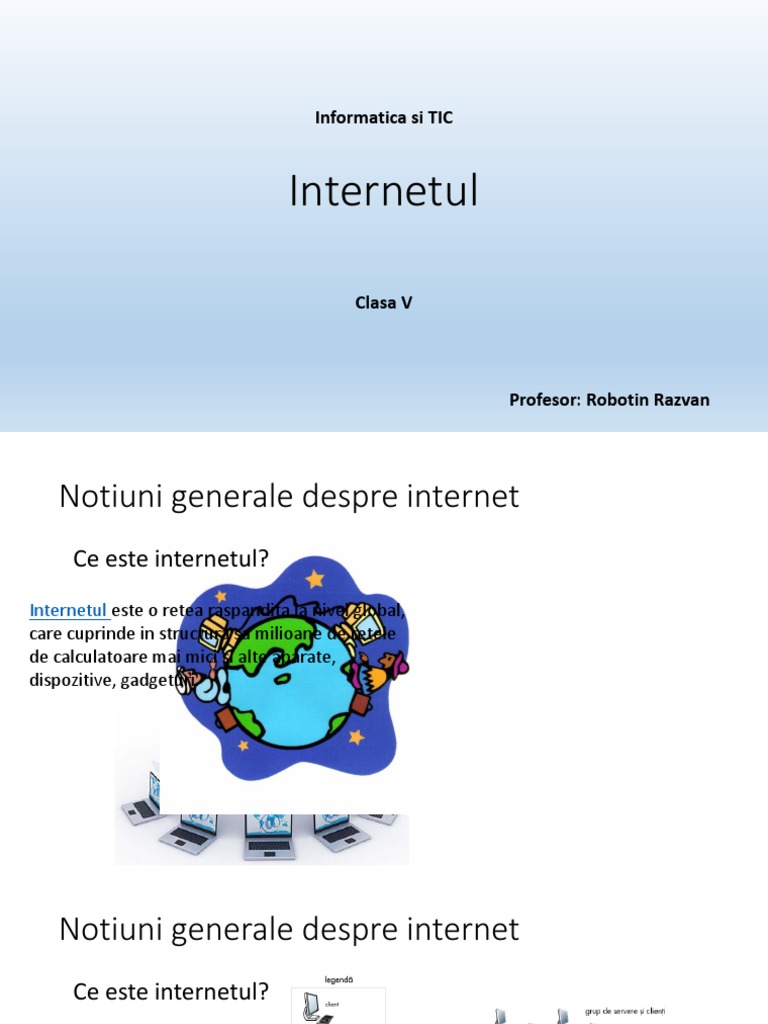 Lectia Internetul | PDF