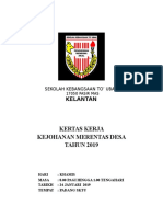 Kertas Kerja Merentas Desa 2019