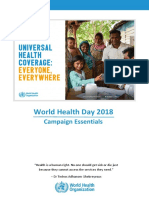 World Health Day 2018 Campaign Essentials