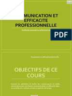 Cours - Communication Et Efficacité Professionnelle PDF