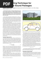 NVH Modeling Technique For Automotive Sound Packages: Peoples Republic of China