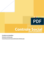 Controle Social Para Conselheiros Cadernos de Estudo