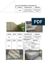 Cerco de Concreto Machihembrado Prefabricado