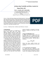 Comparison of D Flip-Flops Using Variability and Delay Analysis For Sigma Delta ADC