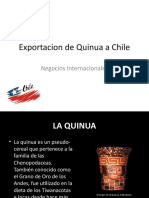 Exportacion de Quinua A Chile