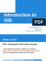 Introduction To GIS: Joey Li @joeylicc