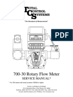Fuel Flow Meter TCS 700-30 Manual