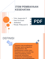 Subsistem Pembiayaan Kesehatan