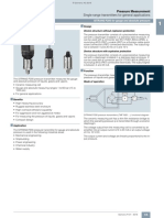 SITRANS P200 Pressure Transmitter