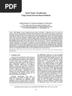 Brain Tumor Classification Using Neural Network Based Methods