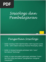 K01947 - 20190306093747 - Topik 1 Sosiologi Dan Pembelajaran