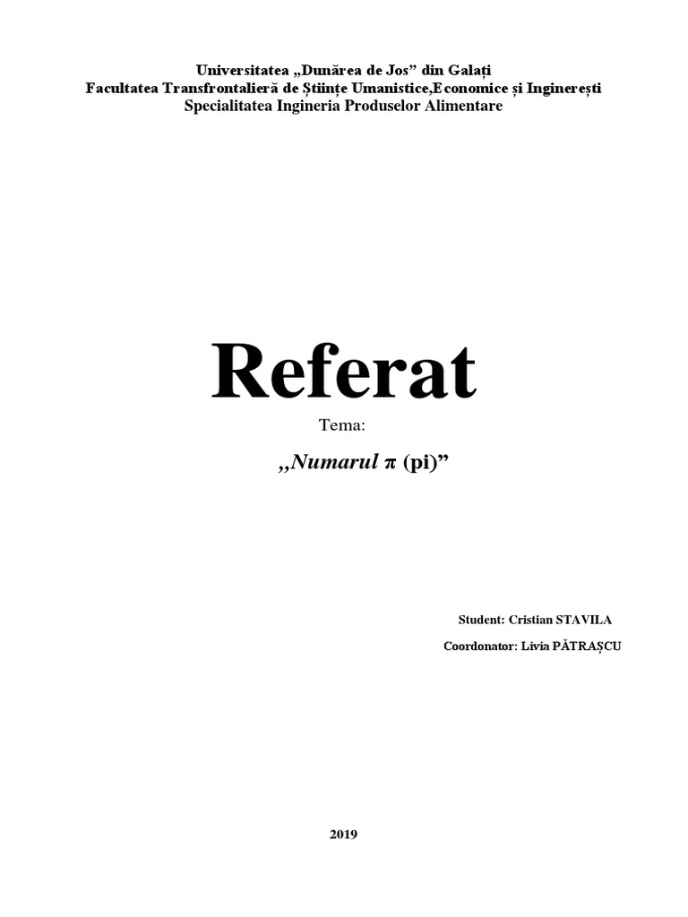 Numarul Pi | PDF