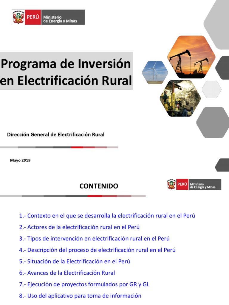 DGER-Regiones 2019 | PDF | Transmisión de energía eléctrica | Electricidad