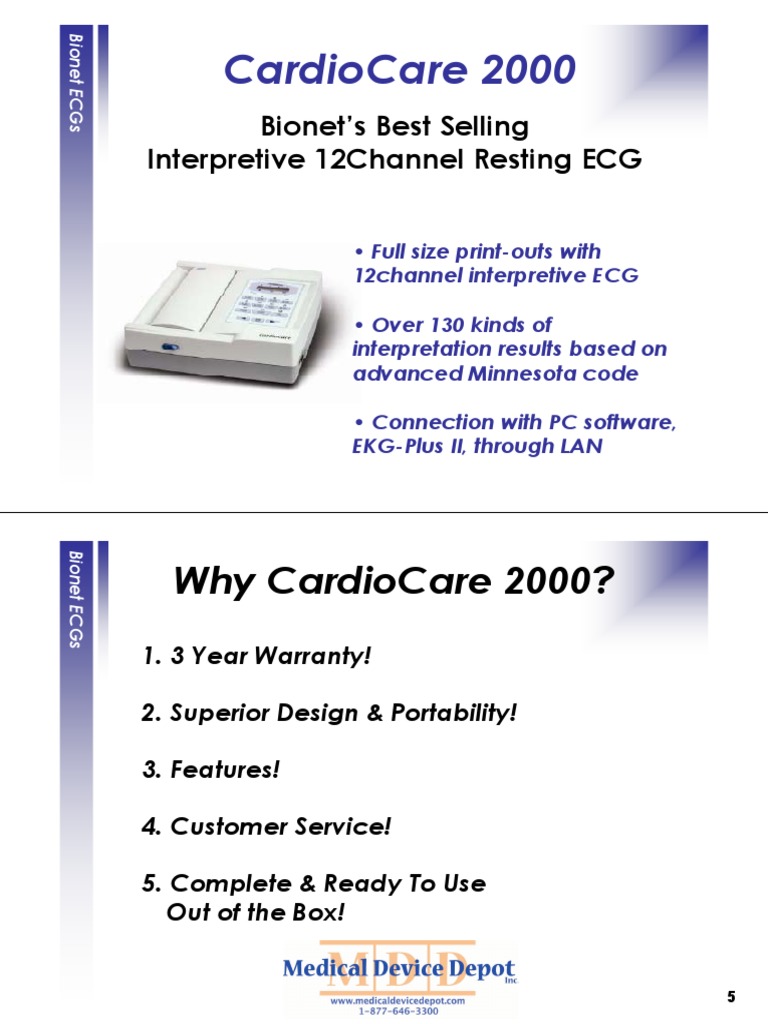 Bionet Cardiocare 2000 Ecg User Manual