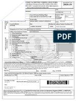 Indian Income Tax Return Verification Form