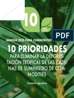 Agenda 2020 Para Commodities y Bosques